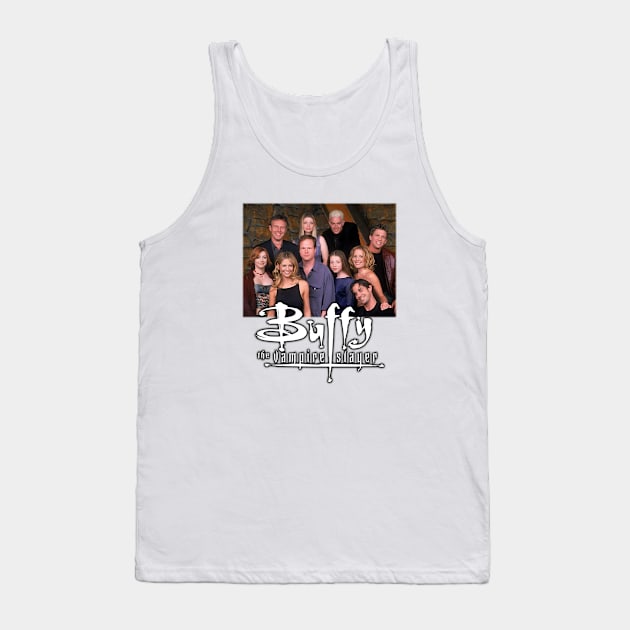 Buffy The Vampire Slayer Tv Series Group Tank Top by Mendozab Angelob